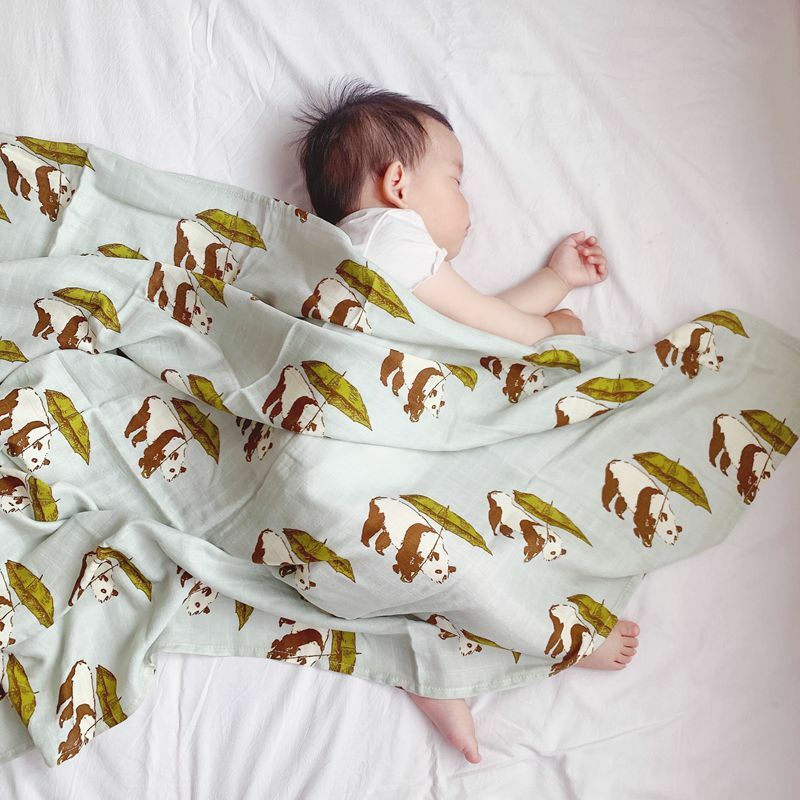 Selimut Bayi Kelas A Musim Panas Kain Kasa Katun Bambu Lembut Paket Selimut Bayi Baru Lahir Satu Tempat Tidur Bayi Aksesori Bungkus Bungkus Bungkus