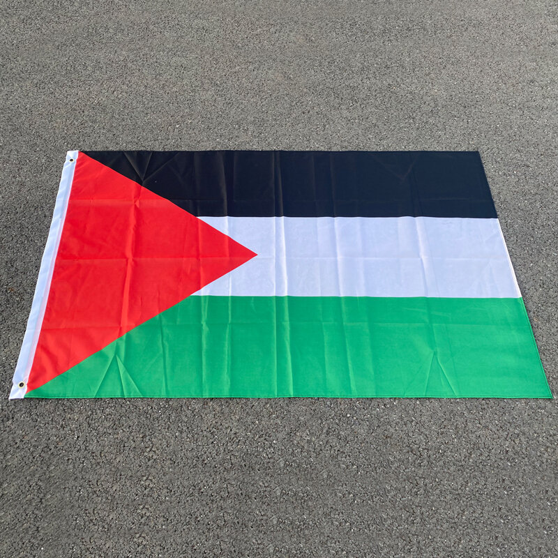 Flaga aerlxemrbrae 90*150cm flaga palestyny flaga poliestrowa wysokiej jakości