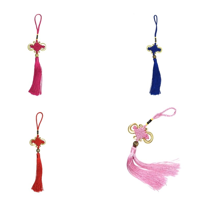 Pingente pequeno vibrante nó chinês para fantasias/scrapbooking fabricação joias para artesãos entusiastas do faça