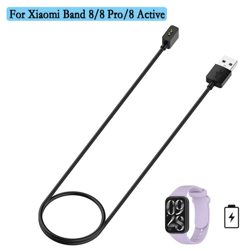 Voor Xiaomi Band 8 /8 Pro/8 Actieve Usb-Kabel Opladen Data Oplader Smart Watch Oplader Power Adapter Accessoires