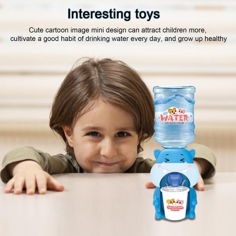 Mini distributeur d'eau pour enfants, jouet de dessin animé, fontaine d'eau potable, presse à main, pompe à bouteille d'eau, jouets de cuisine, jeu de simulation