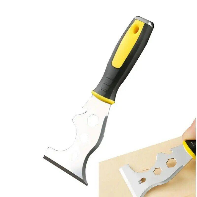 Dempul pisau Scraper 7 In 1 multi-guna Drywall pisau dempul alat konstruksi dinding dekoratif sekop tangan alat untuk melukis