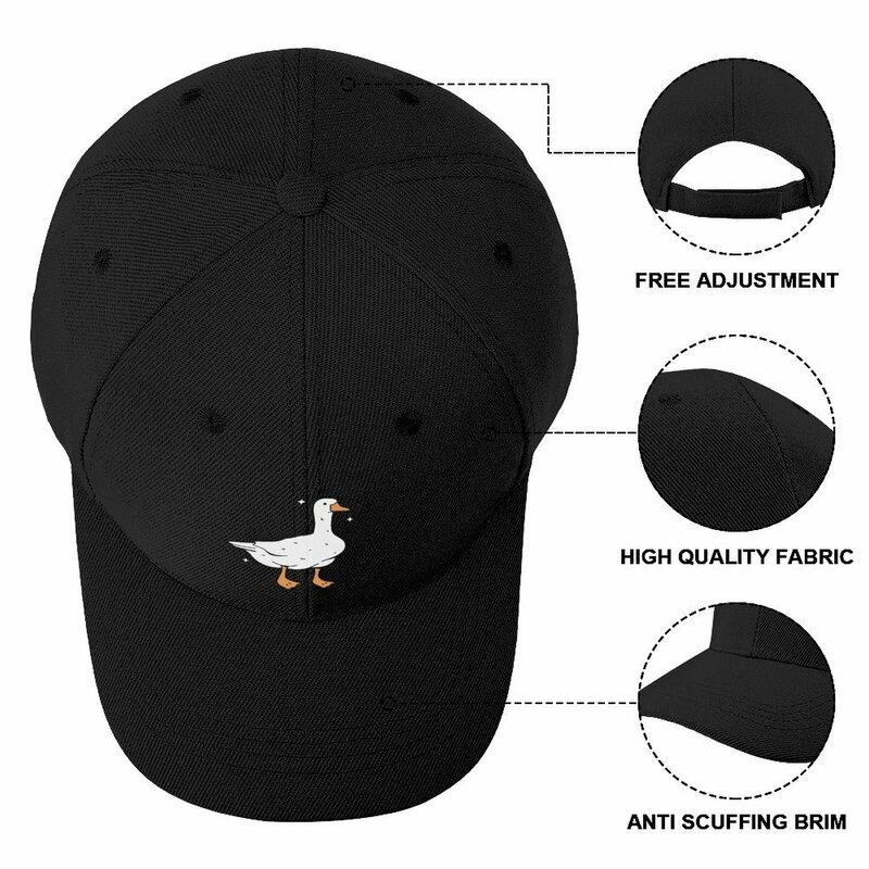 Бейсболка с иллюстрацией «глупый Гусь», шапка джентльмена, шапка с мячом, кепки-тракер, кепки для женщин и мужчин