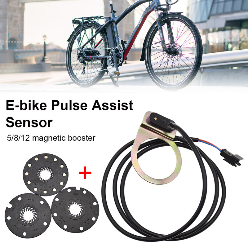 Pédale PAS de vélo électrique avec système d'assistance par impulsions, capteur de vitesse, pièces en alliage, aimants 5/8/12, nouveau