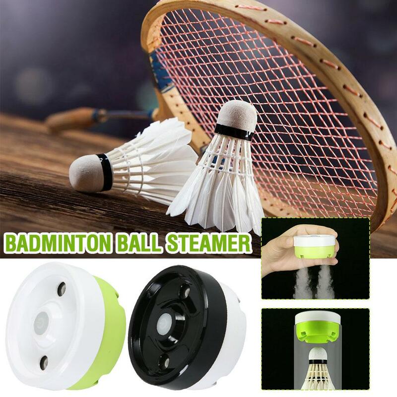 Mini Steam Badminton Umidificador, Umidificador a vapor, Bolas de cobertura de penas, Hidratante, Carregamento Tpye-C, Badminton Ball Steamer