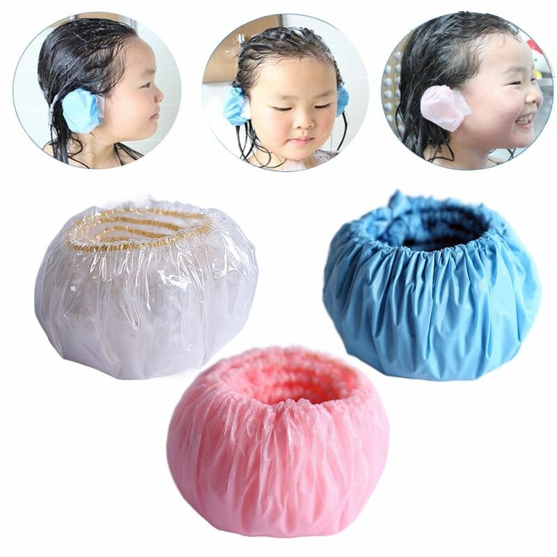 Салонный шампунь для ванны и душа для детей, защита для окрашивания волос, накладки на уши, водонепроницаемые наушники, наушники