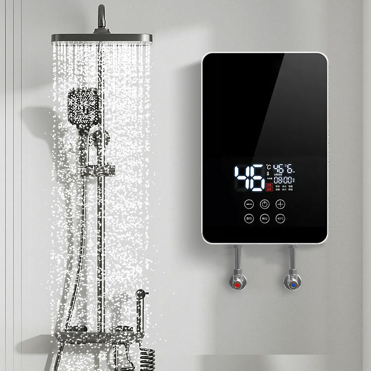Электрический фотоэлектрический обогреватель горячей воды для ванной комнаты с современным дизайном