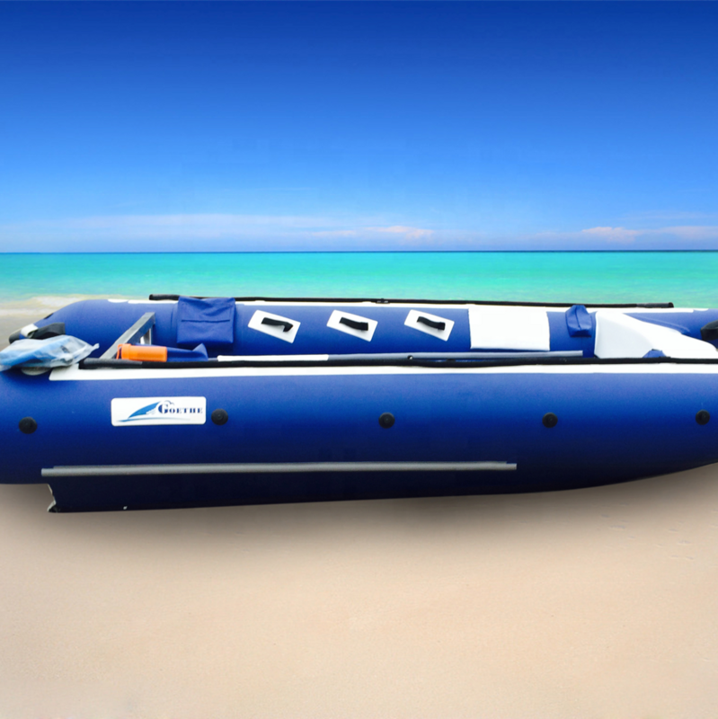 Goethe-catamarán inflable GTG450, velero, 14,8 pies, 450cm, 1,2mm, acero inoxidable, pvc