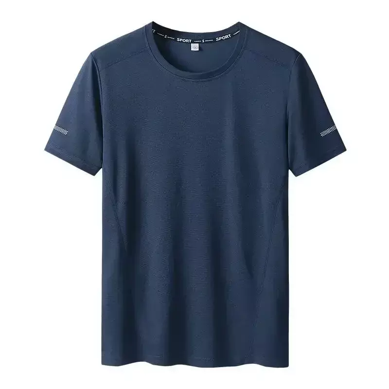 T-shirt for Men Plus Size 5XL/6XL Quick Drying T-shirt Round Neck Big Size Short Sleeve Oversized T-shirt