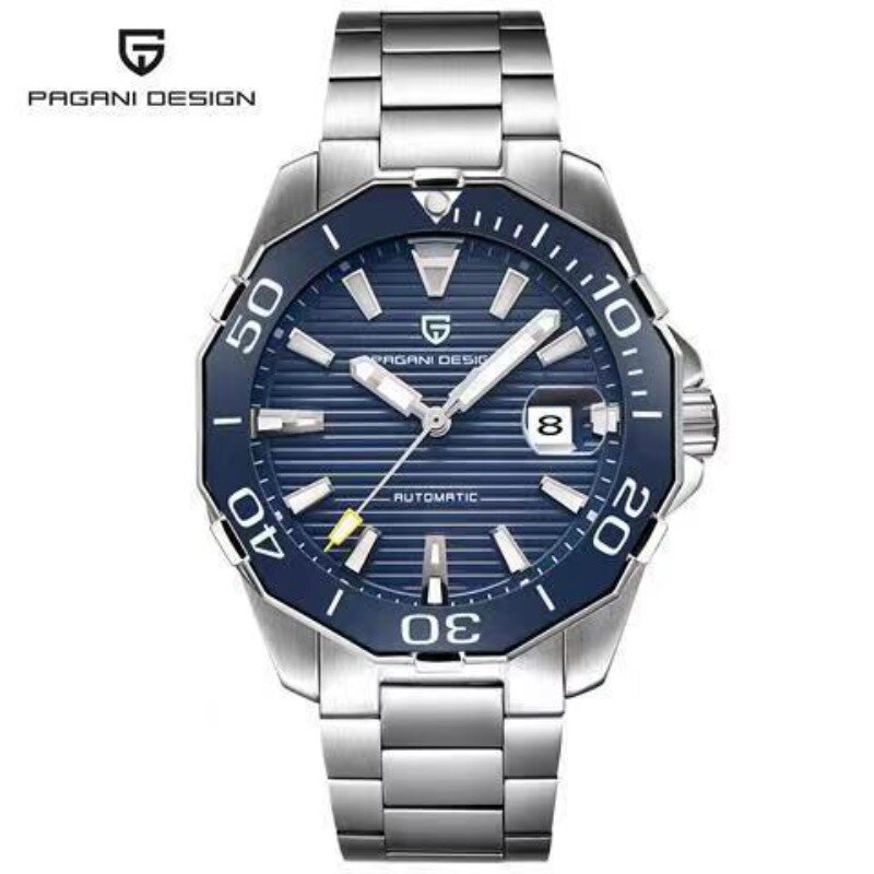 PAGANI DESIGN Fashion Men WatchesPD-1617Stainless Steel Top Brand Luxury Sports Chronograph Quartz Watch Men Relogio Masculino