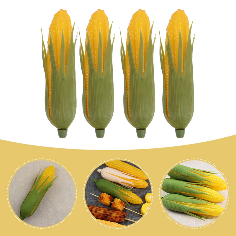 Simulación de modelo de verduras de imitación de maíz, decoración Artificial simulada, exhibición de restaurante, verduras