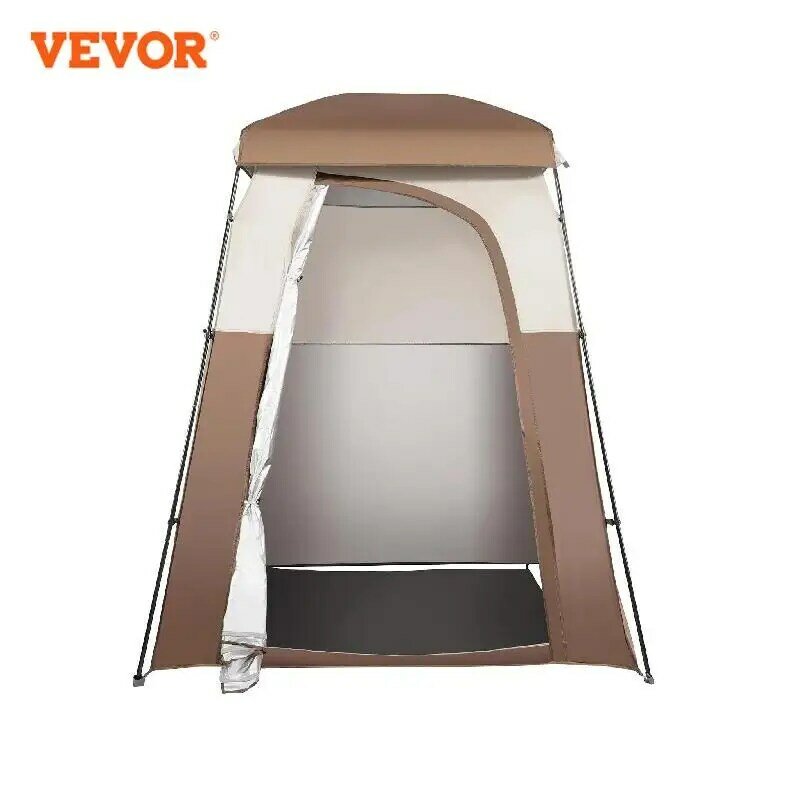 Vevor Camping Douche Tent 66 "X 66" X 87 "1 Kamer Oversized Outdoor Draagbare Schuilplaats Privacy Tent Met Afneembare Top Ophangtouw
