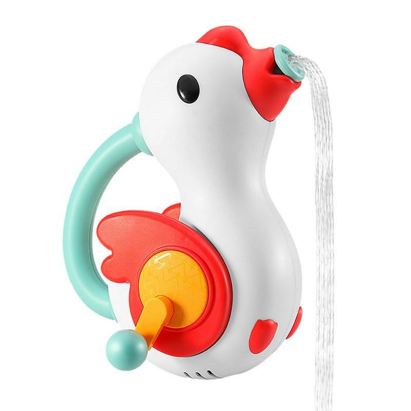 Spray Water Babies Bath Toys Swimming Pool Bathroom Shower Water Toy Water Squirting Swan Babies Bath Toy For Age 1 Years Old Bo