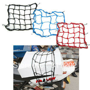 1 pc accessori moto TANKED TKD RACING 6 ganci moto Bungee Cargo Net Helmet Net