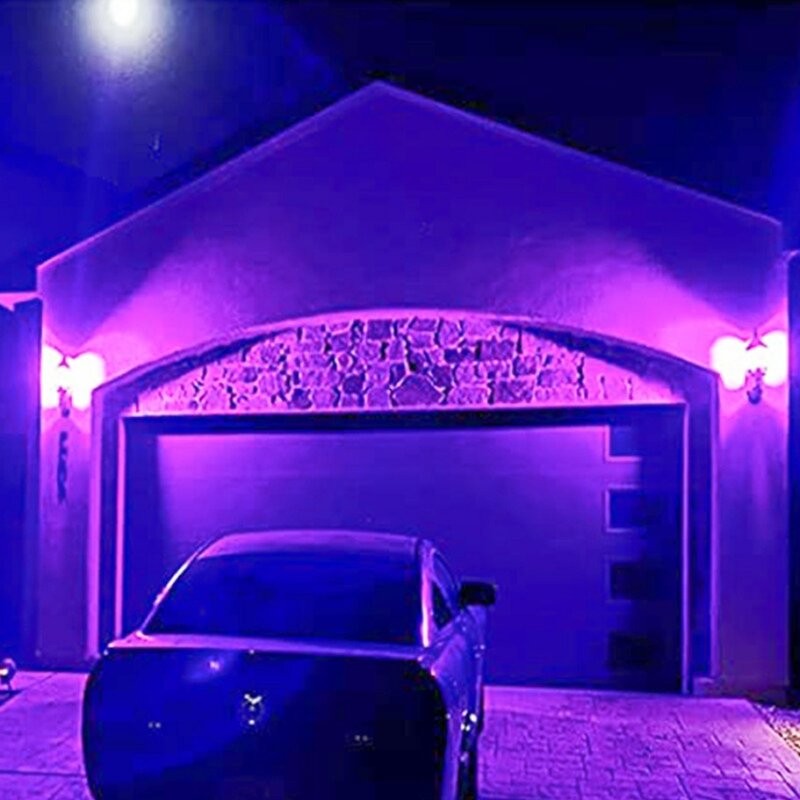 AvvRxx E27 UV 퍼플 블랙 라이트 전구, 어둠 속에서 빛나는 파티 용품, 파티 램프, 블랙 라이트 바, 형광 장식 전구, 12W