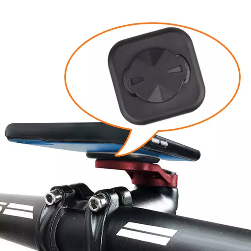 Universal Smartphone Adhesive Adapter For-Garmin For-Bryton Bike Mount  Smartphone Adhesive Adapter