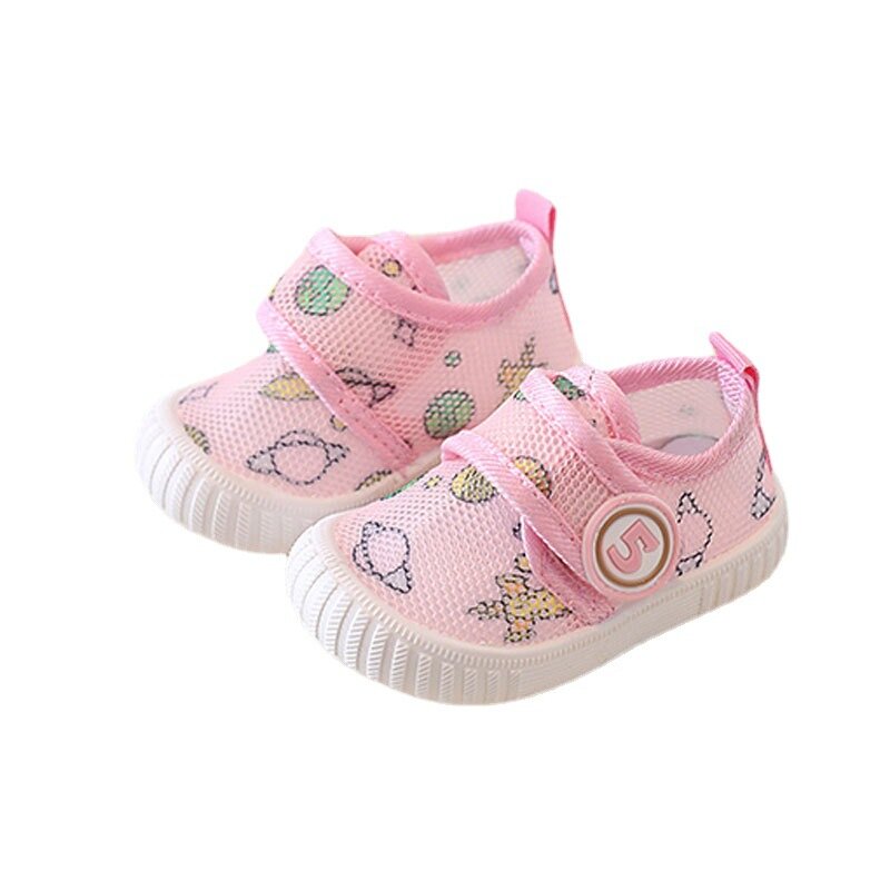 Sneakers Kids Baby Shoes Children's Mesh Walking Shoes 2023 New Male Baby Shoes Girls' Casual Shoes Kids Shoes Breathable Shoes