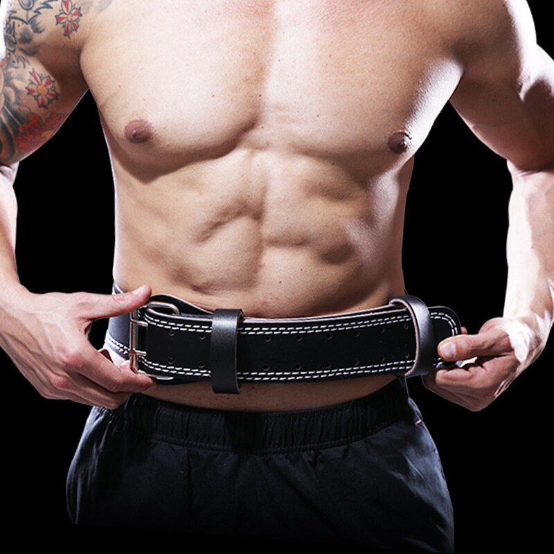 WePackage-Ceinture de protection professionnelle pour hommes et femmes, ceinture de fitness pour la force de levage, ceinture noire annulée, haute qualité, nouveau