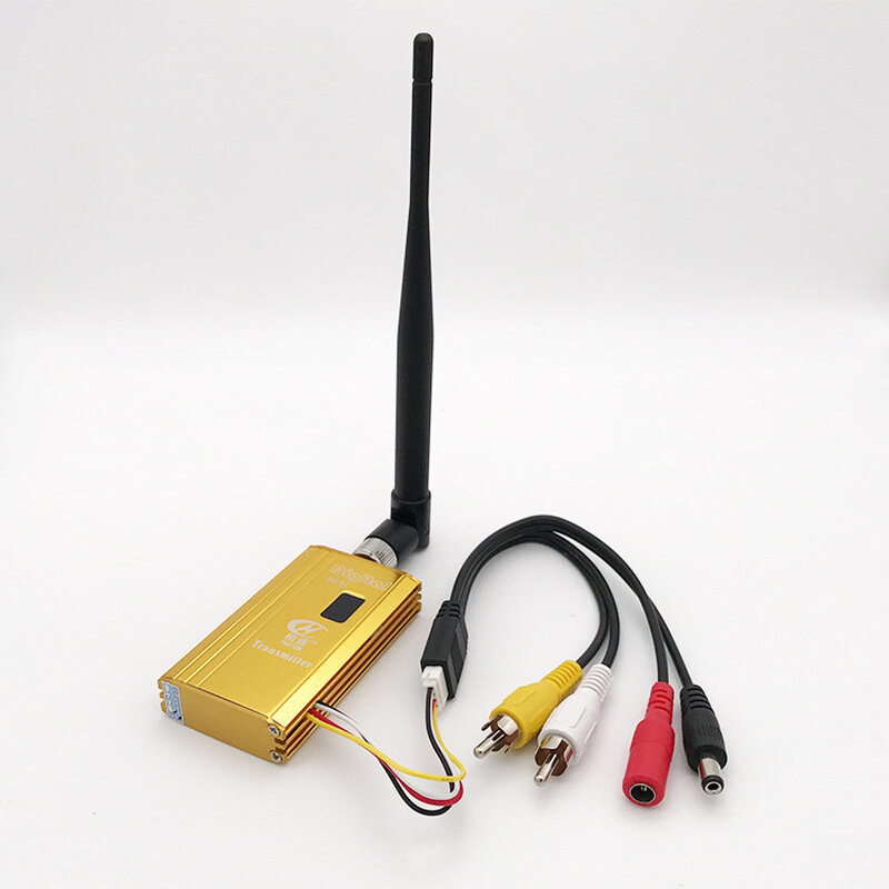Receptor transmisor de Audio y vídeo Av inalámbrico para Dron Fpv, 1,2 ghz, 1,2g, 8 canales, 1,5 w, 1500mw