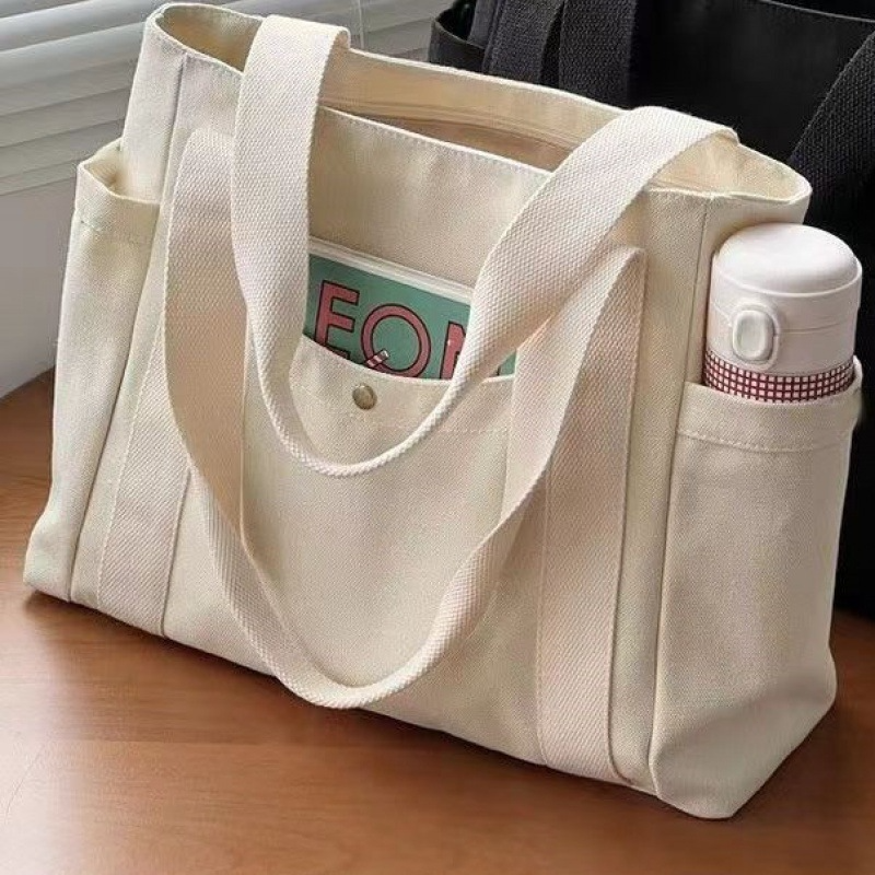 女性のための多用途のレタリングが付いた大容量のハンドバッグ,仕事,学生,女子のためのモダンなショッピングバッグ