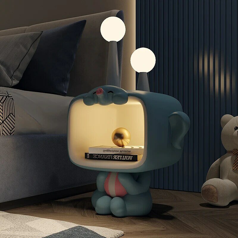 เด็กข้างเตียงตารางสำหรับห้องนอน Nordic เก็บข้างเตียงตู้สร้างสรรค์เฟอร์นิเจอร์ข้างเตียงตาราง...