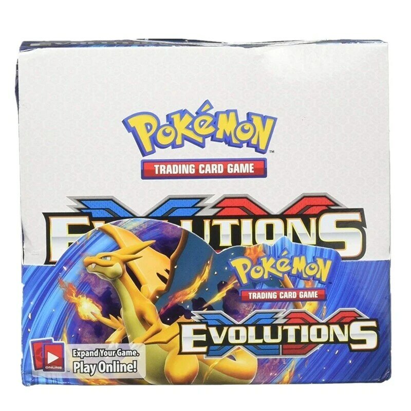 포켓몬 카드 Sun & Moon XY Evolutions 포켓몬 부스터 박스, 소장용 트레이너 카드, 어린이 게임 장난감, 최신 324 개