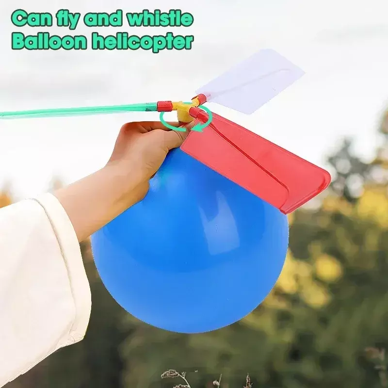 Globos de helicóptero de Pascua de 1/10 piezas, juguete portátil divertido para jugar al aire libre, suministros para fiestas de cumpleaños, globos voladores, regalo para niños, venta al por mayor