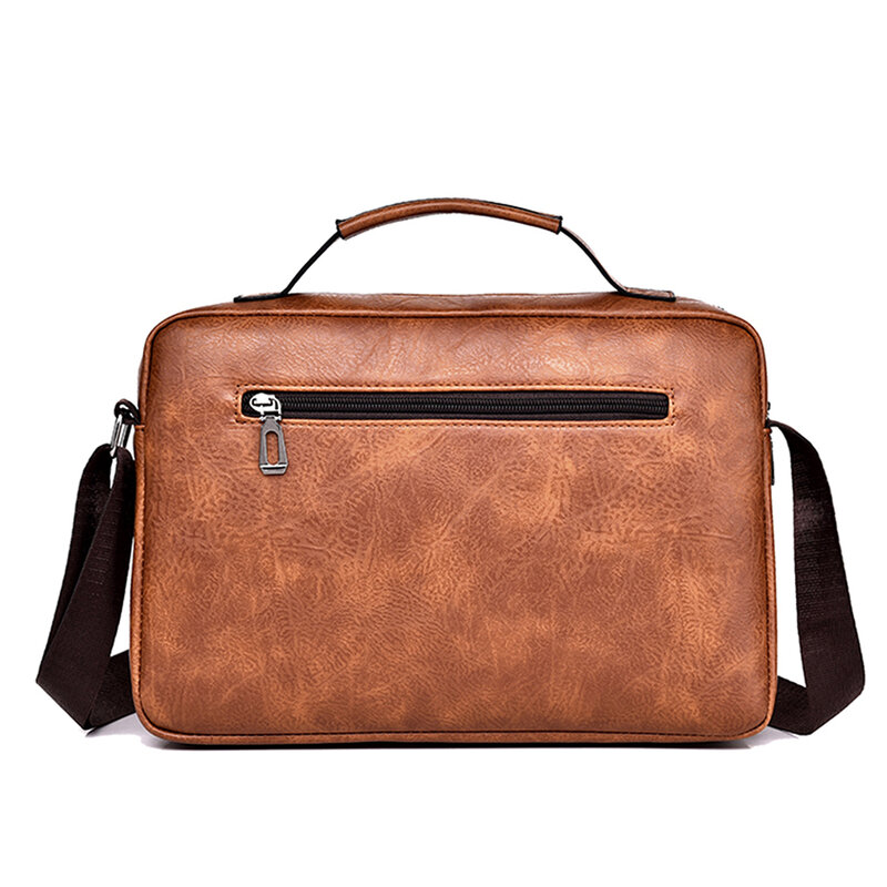 Homens Bolsa Top Handle Bags Cross Body Messenger Bag Bolsa de Ombro Negócios PU Leather Laptop Maleta Sacola