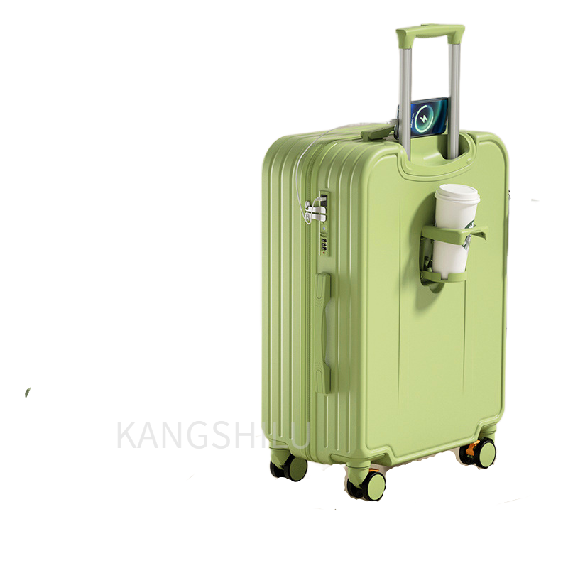New travel trolley case 20''22''24'' multifunctional luggage compartment travel suitcase with wheels carry-on suitcase zipper