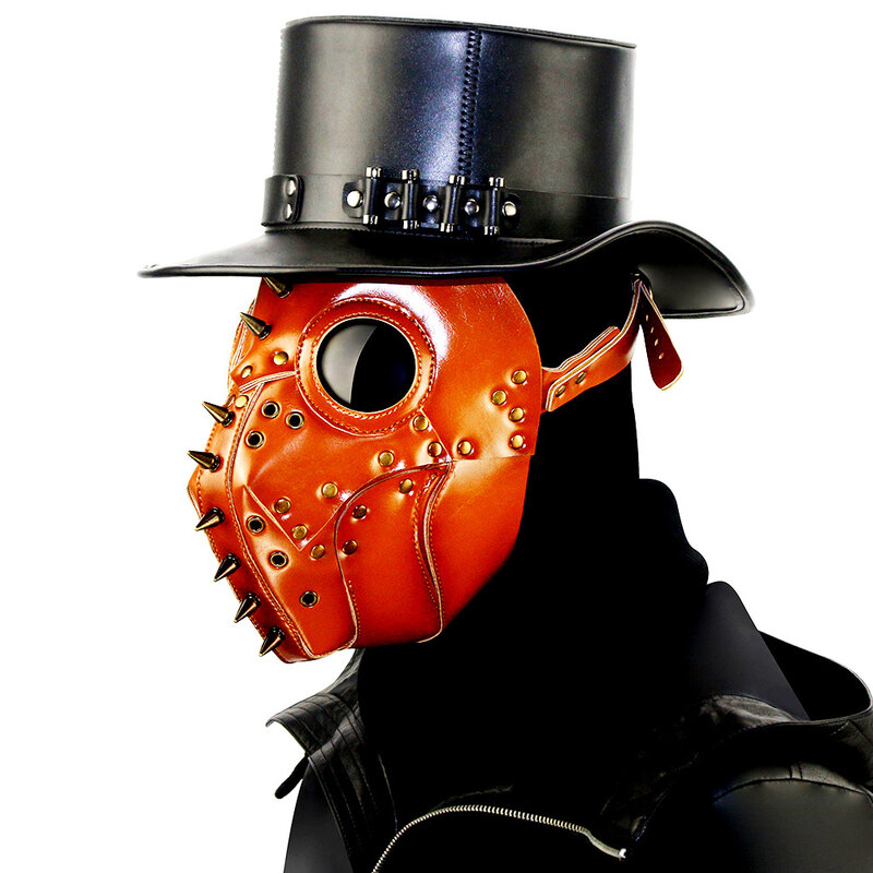 Halloweenowy Steampunk plaga ptasia bal przebierańców maska na głowę Carnaval Volwassen Kostuums Cosplay Przebranie Dla Doroslych