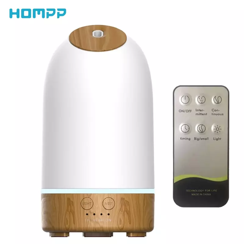 Air Humidifier Essential Oil Aromatherapy Diffuser Premium Ultrasonic Room Office Auto Power Off Waterless 7 LED Colorful Lights