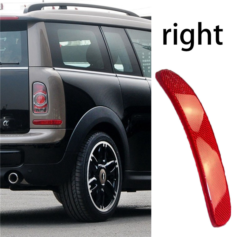 Car Right Rear Bumper Reflectors Lights Tail Brake Turn Signal Rear Fog Light For- Mini R55 2008-2014