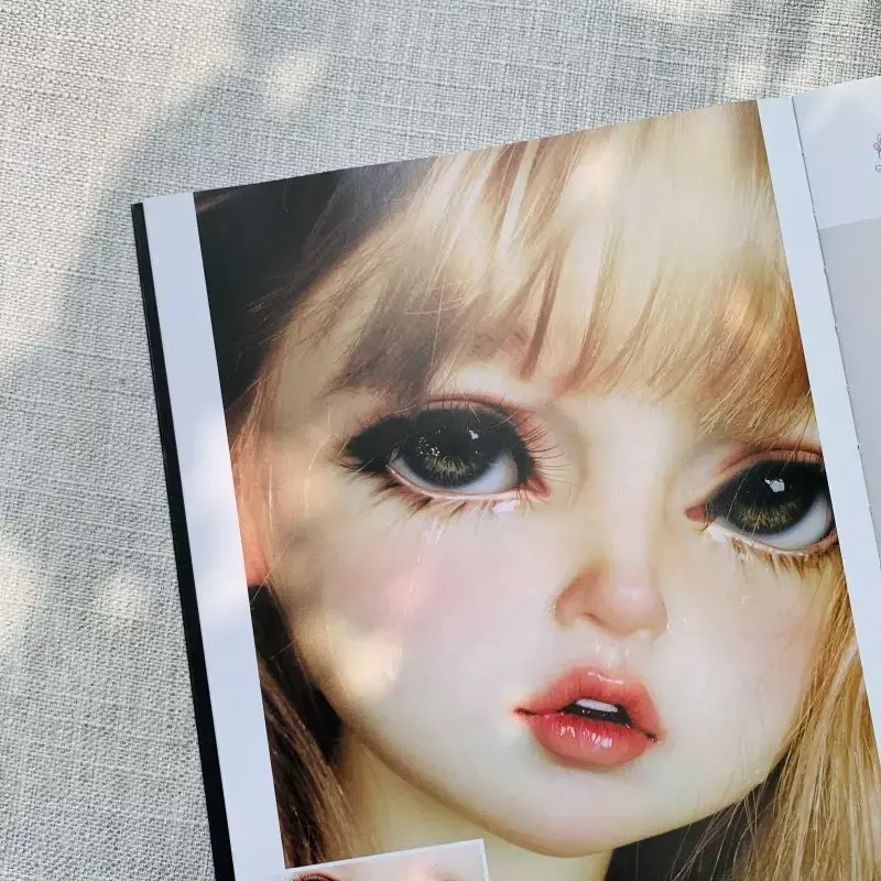 Książka do analizy makijażu lalki BJD przeguby kulowe lalki makijaż tekstura samouczek dziewczyny kolekcja książek o sztuce DIFUYA