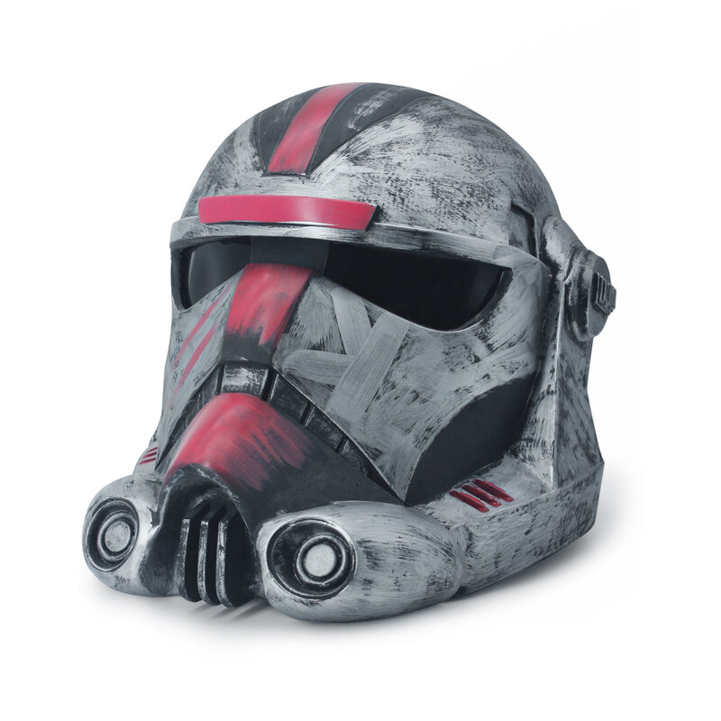 YDD Hunter helm masker PVC untuk Halloween, helm kostum untuk anak-anak dan dewasa, hadiah