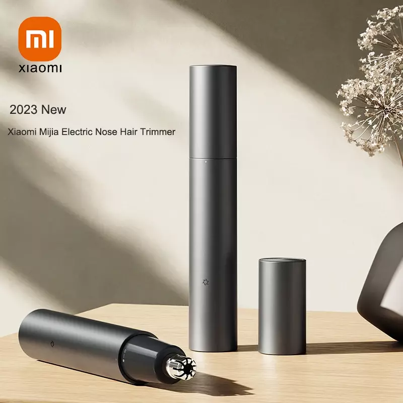2023 neue Xiaomi Mijia elektrische Nase Haars ch neider tragbare Nase Ohren Haar Augenbrauen schneider für Männer wiederauf ladbare schmerzlose Haars chneide maschine
