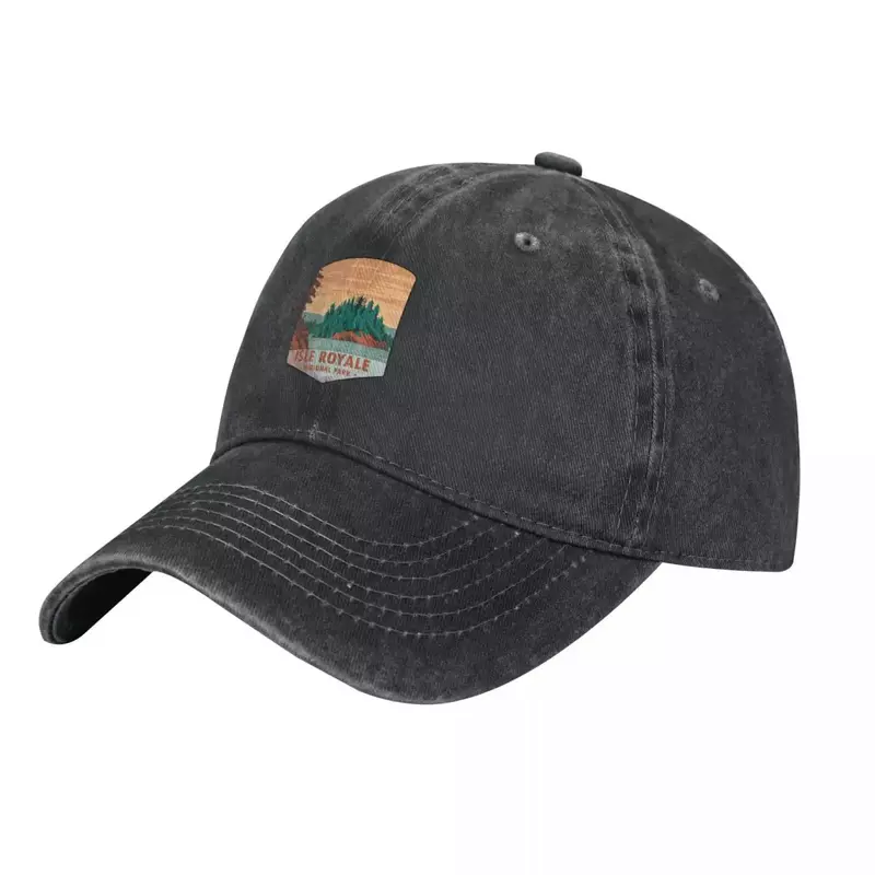 Isle Royale National Park-Sombrero de vaquero para hombre y mujer, gorra de fiesta, visera