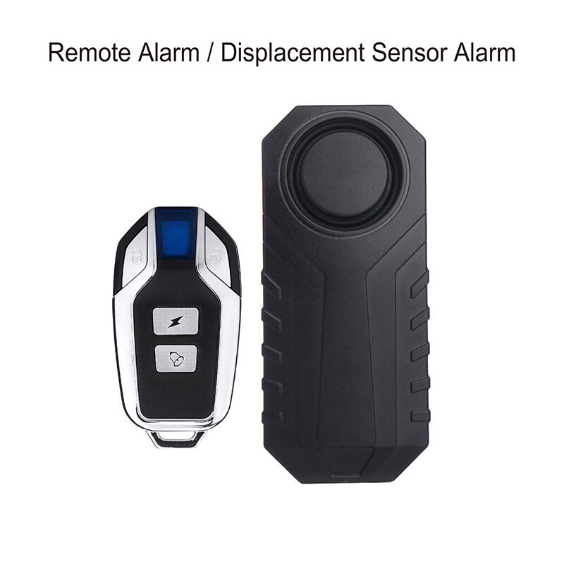 Against Theft Wireless Remote Control Waterproof Vibration Detector Anti Lost Motorcycle Electric Bicycle Car Bike Alarm Sensor