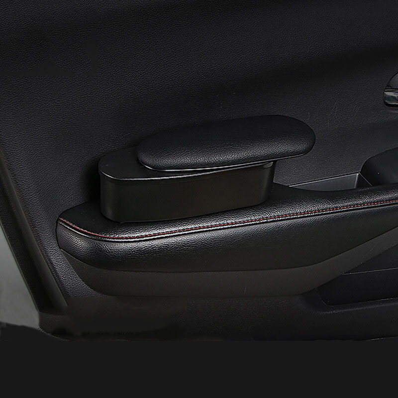 Car left elbow support door storage box, interior lifting armrest box, elbow support height pad, and seat armrest support