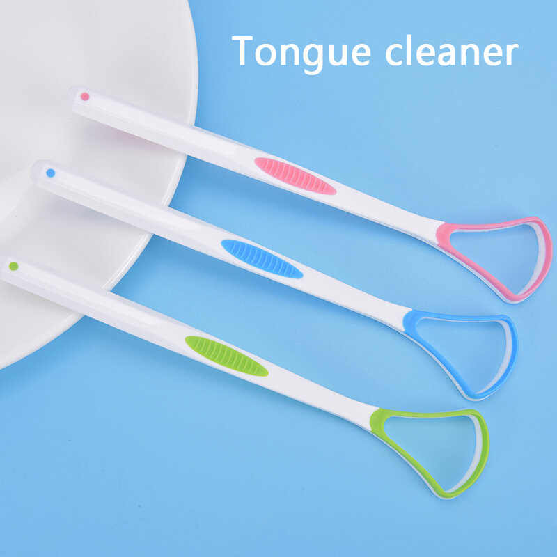 1PC Tongue Brush Cleaning Tongue Surface Oral Cleaning Brushes Tongue Scraper Deep Clean Manter Oral Clean Higiene Cuidados