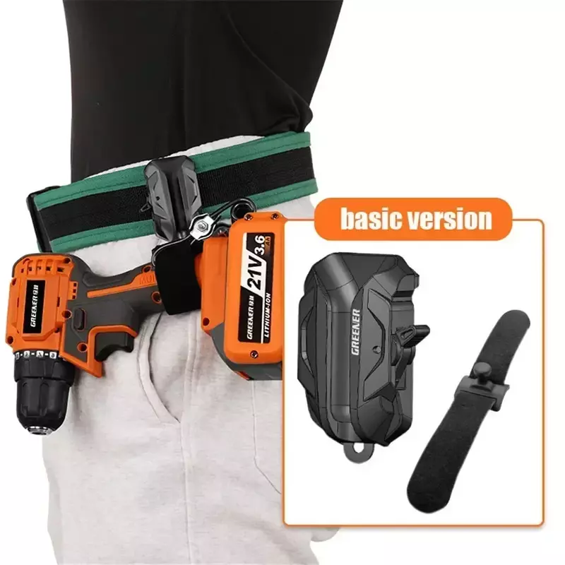 2024 Tool Organiser Kit Heavy Duty Wearable Belt Pouch Drill Pouch Metal Accessories Fishing Travel