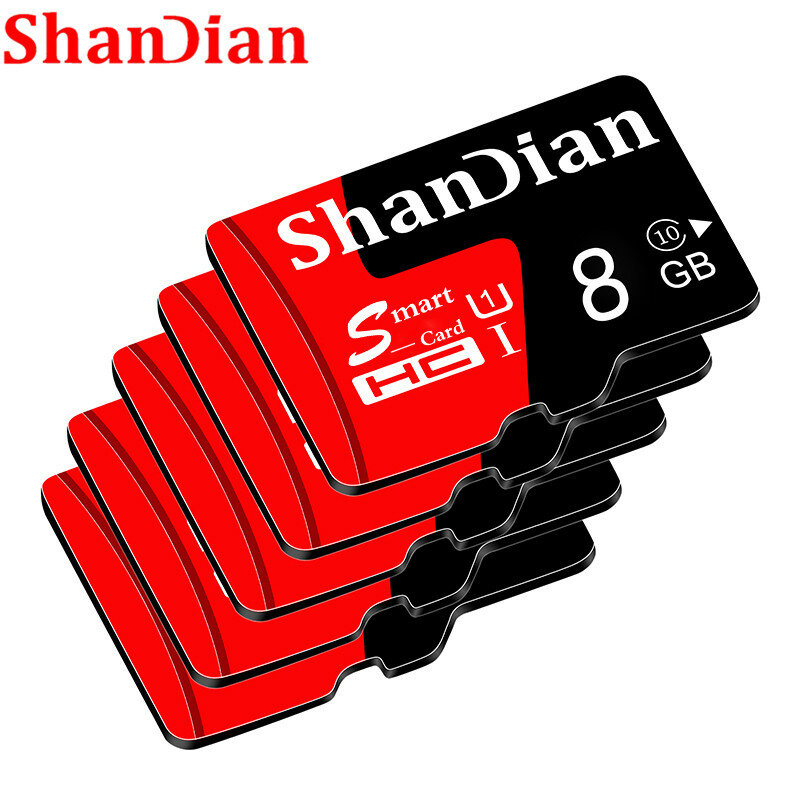 Real Capacity Memory Card, Smart SD Card, TF Flash SDcard, Classe 10 Flash Drive para Smartphone, Câmera, 16GB, 8GB, 32GB, 64GB, 128GB, XC, HC