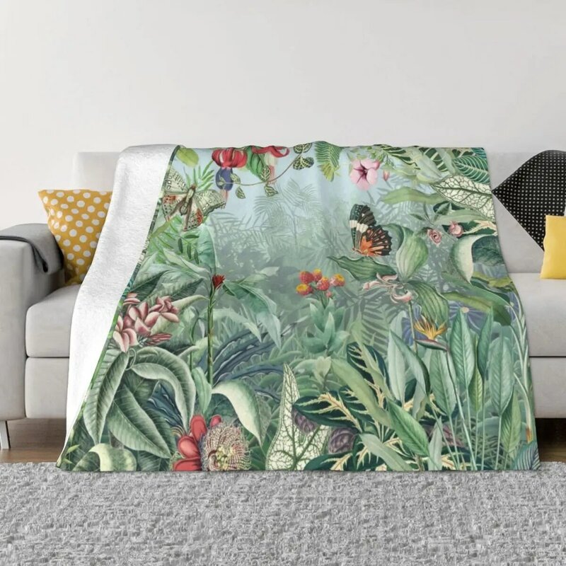 Tropical Paradise V Throw Blanket Vintage Blanket Sofa Quilt