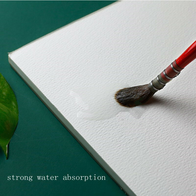 Baohong ผ้าฝ้าย100% กระดาษลงสีน้ำ Pad A5/A4/A3/32K/16K 20แผ่น300G น้ำสีกระดาษบล็อกศิลปินหนังสือ Pad อุปกรณ์ศิลปะ