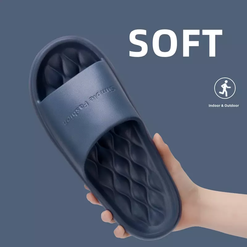 New Slippers Women Men Comfort Soft Slides Summer Light Couples Summer Beach Sandals Indoor Outdoor Casual Non-slip Shoes