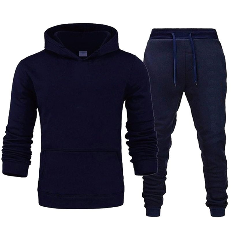 Nowy jesień zima dresy bluza z kapturem damska i męska + spodnie odzież do joggingu 2 sztuk luźny pulower odzież sportowa