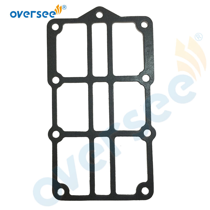 66T-41114 Gasket Outboard Exhaust Outter Cover For Yamaha Outboard Motor 2T Parsun Hidea Seapro HDX etc 66T E40X; 66T-41114-A0