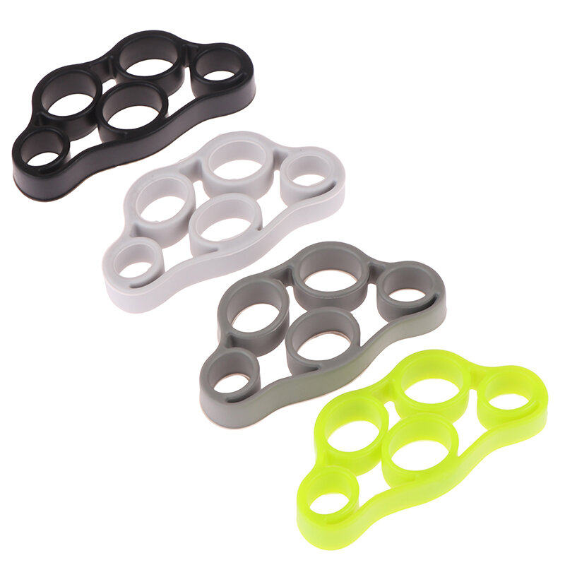 Silicone Hand Grip Strengthener Finger Exerciser Grip Strength Trainer Relieve Wrist Pain For Exercise Guitar And Rock Climbing