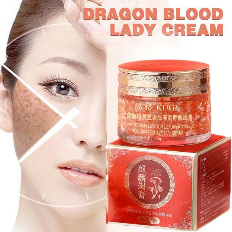 Dragon Blood Face Cream, Correcteur de visage paresseux, Anti-âge, Réparateur, Rajeunir, Hydratant, Blanchissant, 50g