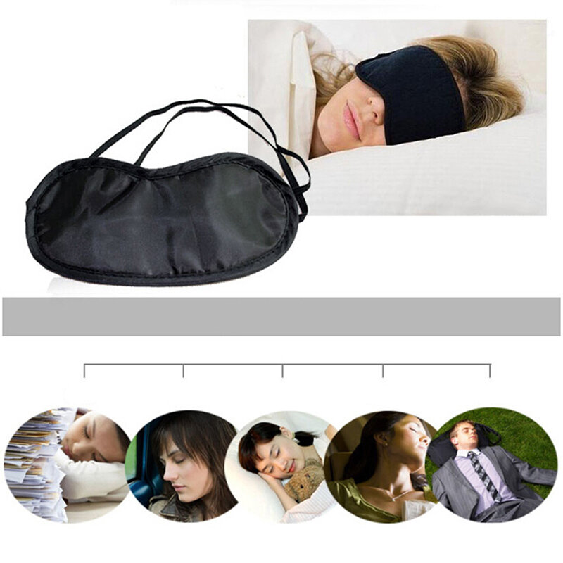10Pcs Eye Mask Soft Padded Travel Night Sleeping Blindfold Sleep Aid Shade Cover