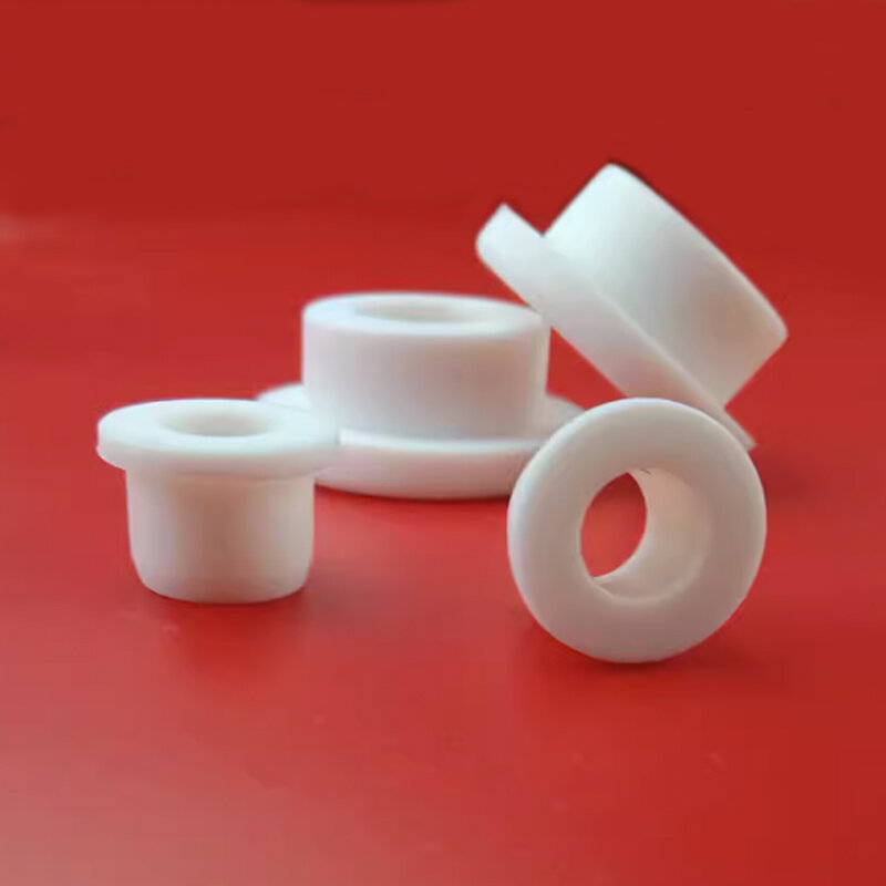 Penyumbat lubang silikon grommet karet putih, 5 ~ 33.3mm penyumbat untuk kawat kabel
